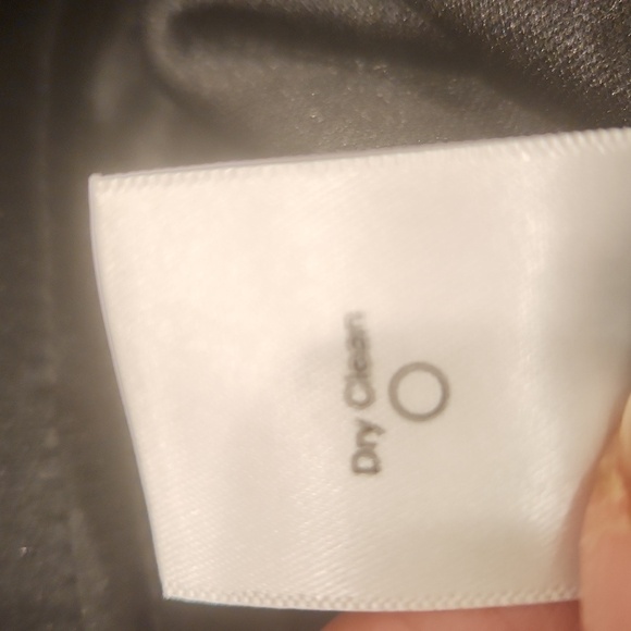 Coldwater Creek Crocheted Tunic Top Sweater Black Rayon Sz L - Picture 8 of 9